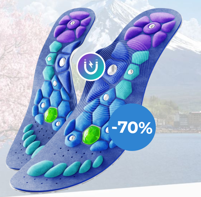 Akusoli magnetic acupressure insoles