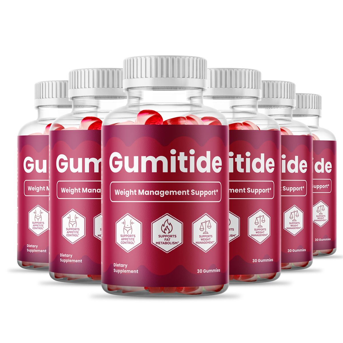 Gumitide 6-bottle package